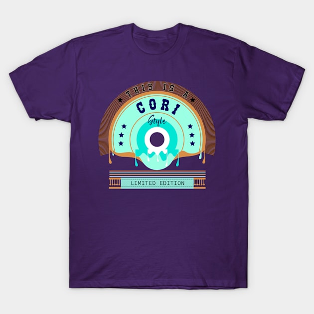 Cori Name Style T-Shirt by Suryaraj